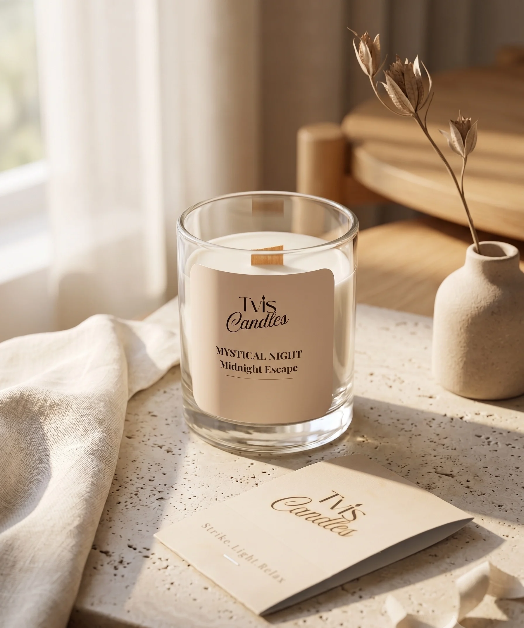 tvis mystical night product 09a result Mystical Night Midnight Escape handcrafted soy wax candle by TVIS Candles